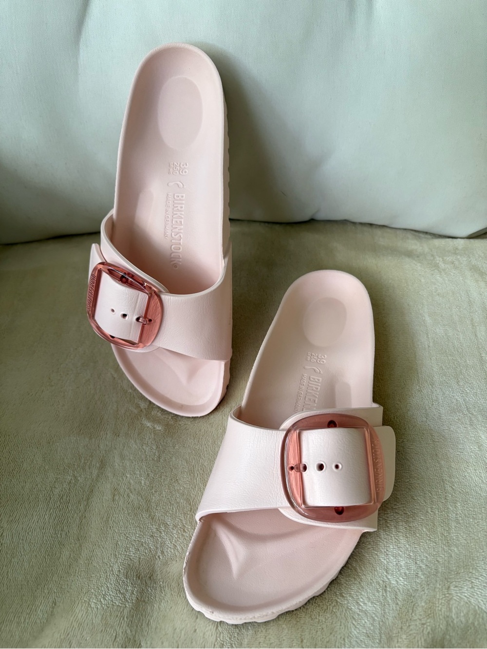 Birkenstock Madrid EVA Big Buckle Sandals• Light Rose Pink•39 narrow🔥free people - Picture 15 of 16